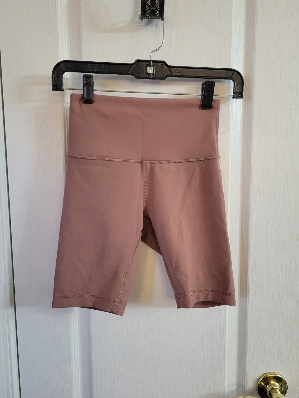 Lululemon Wunder Train High Rise Biker Short 8" Spiced Chai Pink Size 4